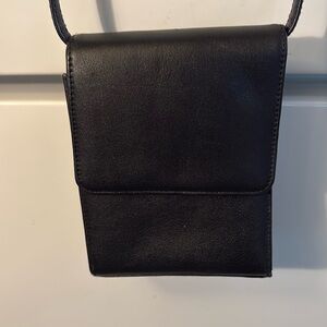 Unknown Brand black leather Crossbody